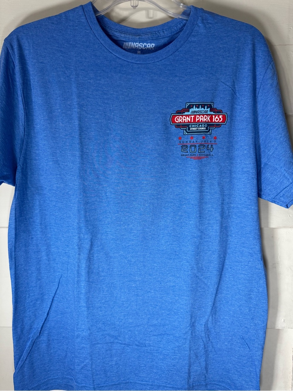 NASCAR Grant Park 165 Chicago 2024 Blue Graphic Tee